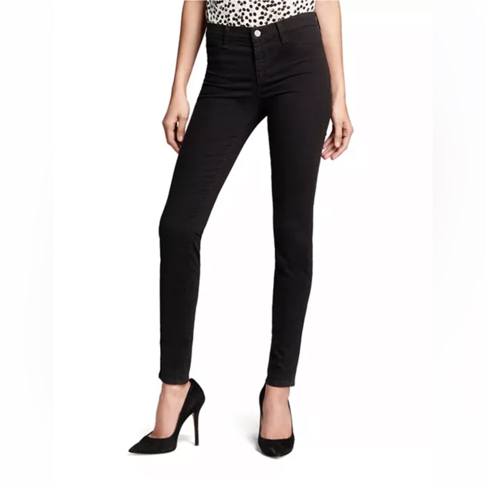 J Brand Stretch Black Skinny Pants Sz 28